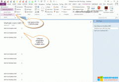 如何在OneNote多用户协作页面里，选中某个用户编辑过的段落，并复制出来这些段落？