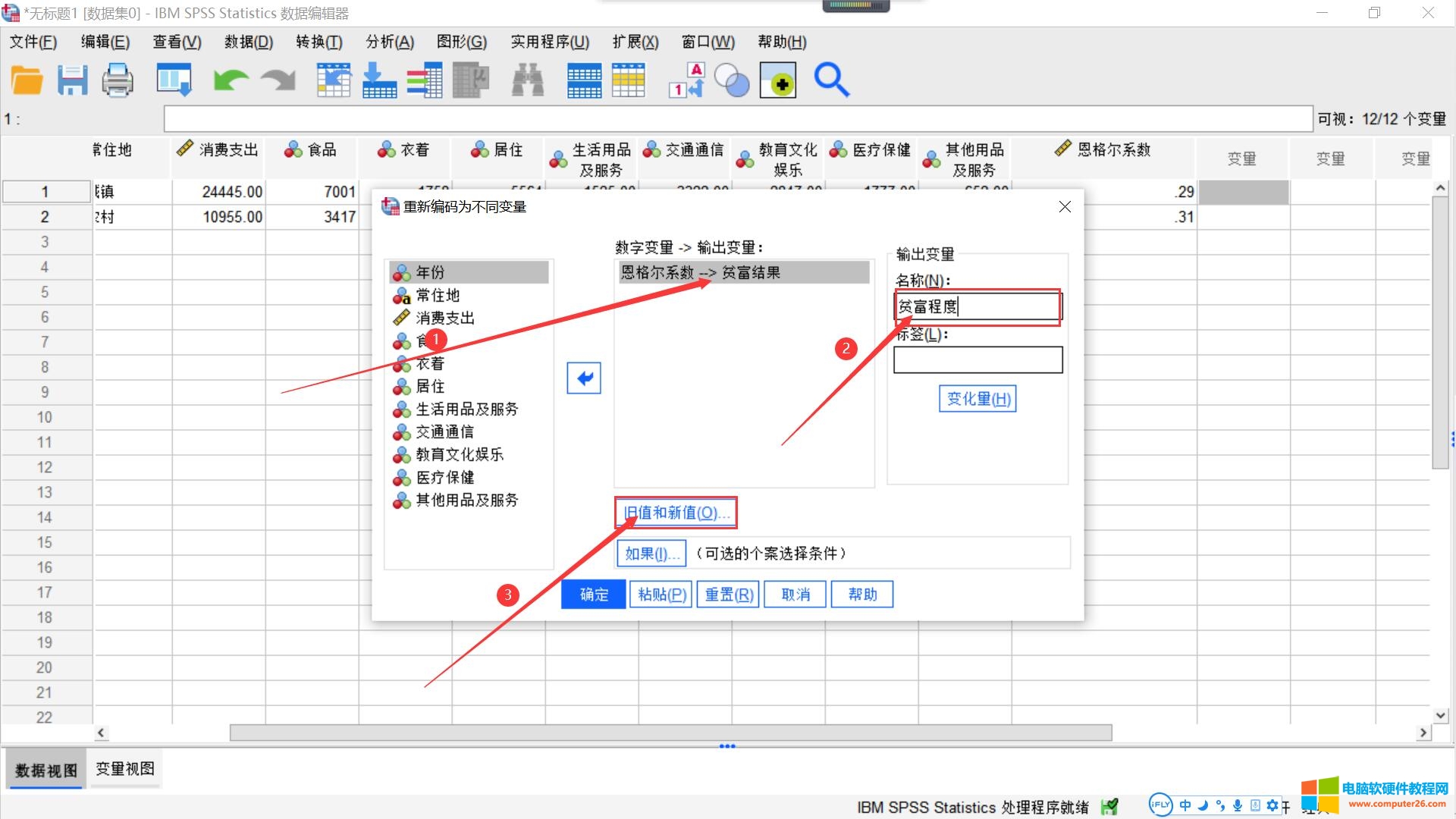 图 6：转化为贫富程度变量